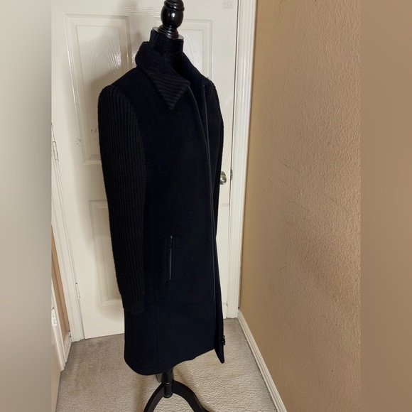 Bella Bicchi Women's classic Angora And Virgin Wool coat black Size 6 - Picture 8 of 13